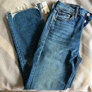 NWT MOTHER Tripper Chew Jeans